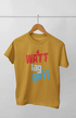 Men’s Half Sleeve Round Neck Tshirt Watt - S / Mustard Yellow
