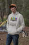 Mens Hooded SweatShirt Amazing - Grey Melange / XS