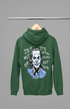 Mens Hooded SweatShirt Crazy - Bottle Green / XS