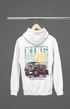 Mens Hooded SweatShirt Dirty Road - White / XS