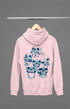 Mens Hooded SweatShirt Faith - Light Baby Pink / XS