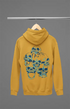 Mens Hooded SweatShirt Faith - Mustard Yellow / XS