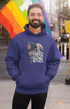 Mens Hooded SweatShirt Fortune - Royal Blue / XS