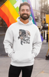 Mens Hooded SweatShirt Fortune - White / XS