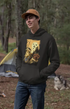 Mens Hooded SweatShirt Hunting Shine - Black / XS