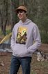 Mens Hooded SweatShirt Hunting Shine - Lavender / XS