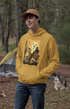 Mens Hooded SweatShirt Hunting Shine - Mustard Yellow / XS