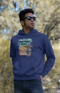Mens Hooded SweatShirt Miami - Royal Blue / XS