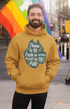 Mens Hooded SweatShirt No Path - Mustard Yellow / XS
