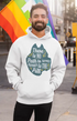 Mens Hooded SweatShirt No Path - White / XS