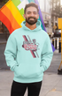 Mens Hooded SweatShirt NoMusic - Mint / XS