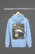 Mens Hooded SweatShirt To Boldly - Baby Blue / XS