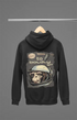 Mens Hooded SweatShirt To Boldly - Black / XS