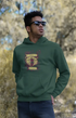 Mens Hooded SweatShirt We Stand - Bottle Green / XS