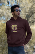 Mens Hooded SweatShirt We Stand - Maroon / XS