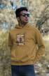 Mens Hooded SweatShirt We Stand - Mustard Yellow / XS