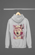 Mens Hooded SweatShirt Winter Coming - Grey Melange / XS
