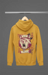 Mens Hooded SweatShirt Winter Coming - Mustard Yellow / XS