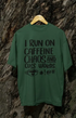 Mens Oversized Classic T-Shirt Caffeine - Bottle Green / XS
