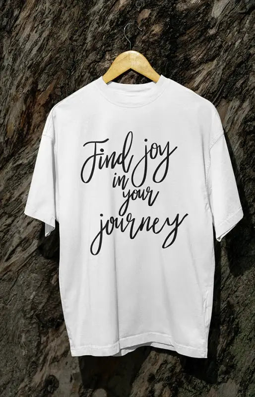 Mens Oversized Classic T-Shirt Find Joy - White / XS