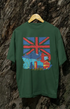 Mens Oversized Classic T-Shirt London - Bottle Green / XS