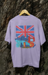 Mens Oversized Classic T-Shirt London - Lavender / XS