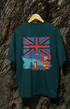 Mens Oversized Classic T-Shirt London - Petrol Blue / XS