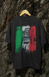 Mens Oversized Classic T-Shirt Pisa Tower - Black / XS
