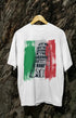 Mens Oversized Classic T-Shirt Pisa Tower - White / XS