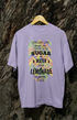 Mens Oversized Classic T-Shirt SugarInLife - Lavender / XS