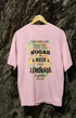 Mens Oversized Classic T-Shirt SugarInLife - Light Baby Pink / XS