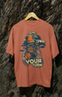 Mens Oversized Classic T-Shirt Your Turn - Coral / XS