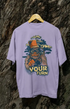 Mens Oversized Classic T-Shirt Your Turn - Lavender / XS