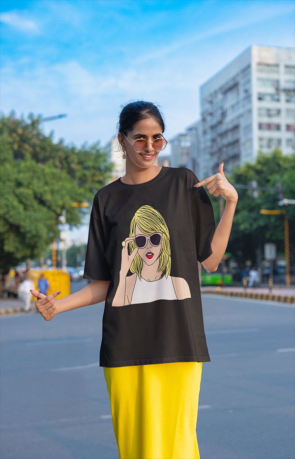 Womens Oversized Classic T-Shirt Swift Taylor