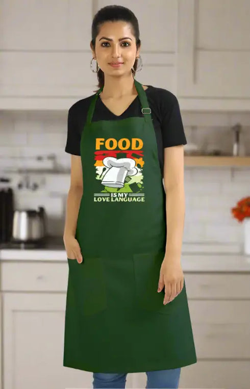 Unisex Apron Foodismylanguage