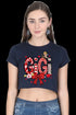 Womens Crop Top Red Gigi