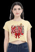 Womens Crop Top Red Mini