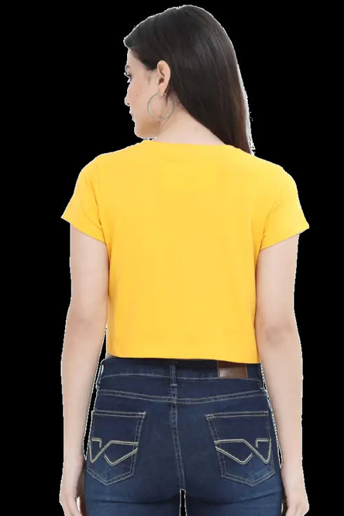 Womens Crop Top Red Mini