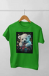 Women’s Half Sleeve Round Neck ChristmasAdorable - Flag Green / S