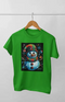Women’s Half Sleeve Round Neck Christmasbright - Flag Green / S