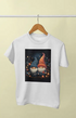 Women’s Half Sleeve Round Neck ChristmasDeightfull - White / XL