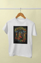 Women’s Half Sleeve Round Neck ChristmasEnchanted - White / XL