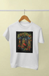 Women’s Half Sleeve Round Neck ChristmasEnchanted - White / XL