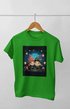 Women’s Half Sleeve Round Neck ChristmasGnome - Flag Green / XL