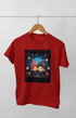 Women’s Half Sleeve Round Neck ChristmasGnome - Red / XL