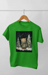 Women’s Half Sleeve Round Neck ChristmasLoose - Flag Green / XL
