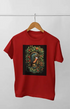 Women’s Half Sleeve Round Neck ChristmasStocking - Red / XL