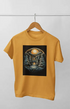 Women’s Half Sleeve Round Neck ChristmasTree - Golden Yellow / XL