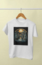 Women’s Half Sleeve Round Neck ChristmasTree - White / XL