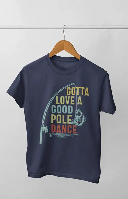 Women’s Half Sleeve Round Neck Gotta Love - S / Navy Blue